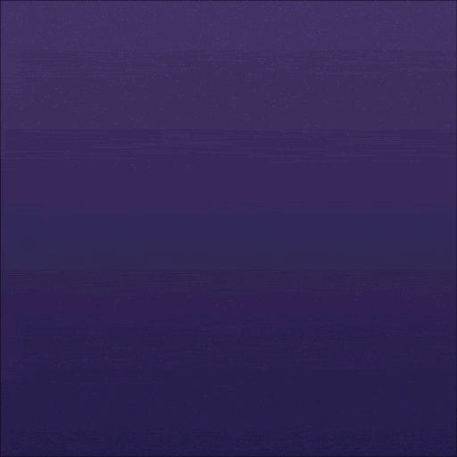 looping animated gif detailing proper citrus fruit cutting technique with some glitches